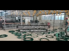 Serwo silnik sterowany Gabion Mesh Machine
