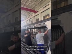 Dostawa szybkiej maszyny do produkcji siatki gabionowej z serwomotorem do Indii