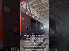 Indyjski klient obsługujący szybką maszynę do produkcji siatki gabionowej | Projekt ochrony brzegów rzecznych