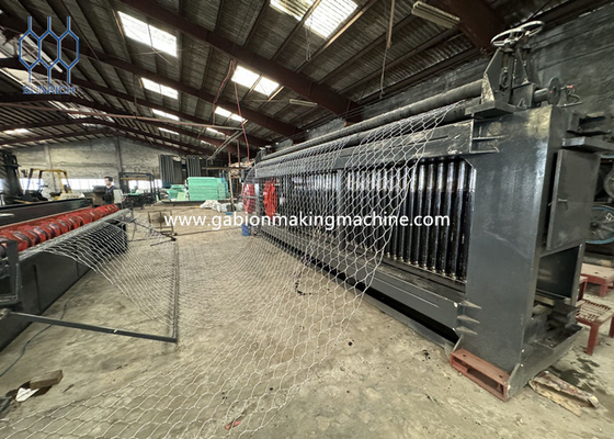 kupować Maszyna do tkactwa gabionowego z galwanizowanym drutem o mocy 30 kW produkcja online