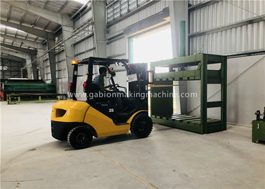 kupować Automatyczna maszyna do klejenia krawędzi 2mm-4mm / Gabion Box Machine Gabion Mattress produkcja online