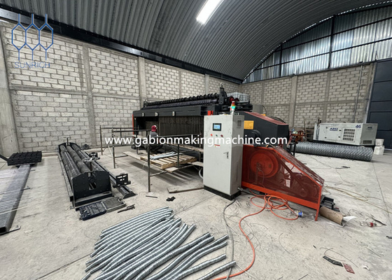 kupować Galwanizowany lub powlekany PVC Gabion Machine Wire Diameter 2.0-4.0mm Mesh Długość 30-50mm produkcja online