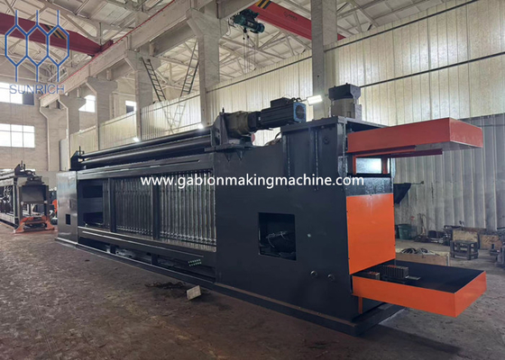 kupować 28-55mm Mesh Długość Gabion Mesh Machine For 5m Width Gabion Retaining Structures produkcja online