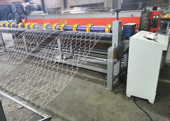 Wysokiej prędkości linii maszynowej PLC Gabion z zautomatyzowanym zasilaczem drutu