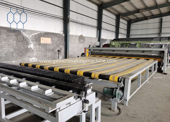 2.7-4.0mm Galwanizowany lub powlekany drutem PVC Maszyna do produkcji gabionu Maszyna gabionowa 30kW